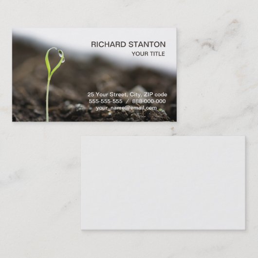 Carte De Visite Élevage (Devant / Derrière)