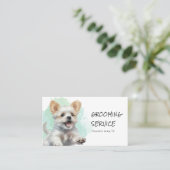 Carte de visite éleveur de chiens enjoué (Debout devant)