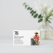 Carte De Visite Éleveur Professionnel de l'Ouest (Debout devant)