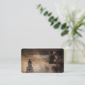 Carte De Visite Éleveur Professionnel de l'Ouest (Debout devant)