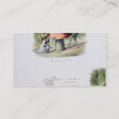 Carte De Visite Elf à la recherche d'une fée, illustration de (Dos)