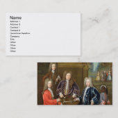 Carte De Visite Elihu Yale (1648-1721) le deuxième duc de Devonshi (Devant / Derrière)