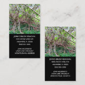 Carte De Visite Élimination des déchets de triage (Devant / Derrière)