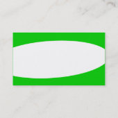 Carte De Visite Eliptical - shamrock irlandais (Dos)