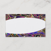 Carte De Visite Éliptique - Abstrait 010 (Dos)