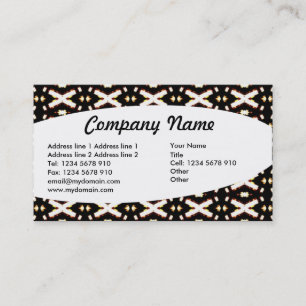 Carte De Visite Éliptique - Abstrait 016