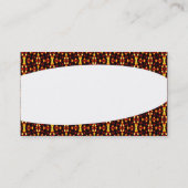 Carte De Visite Éliptique - Abstrait 017 (Dos)