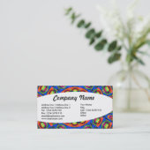 Carte De Visite Éliptique - Abstrait 020 (Debout devant)