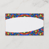 Carte De Visite Éliptique - Abstrait 020 (Dos)