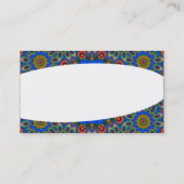 Carte De Visite Éliptique - Abstrait 021 (Dos)