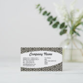 Carte De Visite Éliptique - Abstrait 04 (Debout devant)