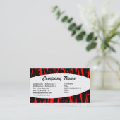 Carte De Visite Éliptique - Abstrait 06 (Debout devant)