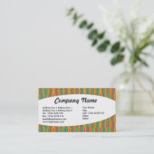 Carte De Visite Éliptique - Abstrait 07 (Debout devant)