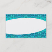 Carte De Visite Eliptique - Aqua Blue Fest (Dos)