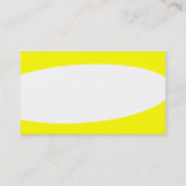 Carte De Visite Éliptique - Jaune (Dos)