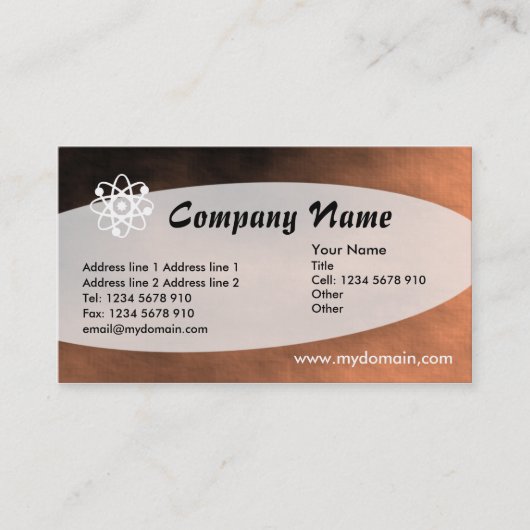 Carte De Visite Eliptique - Martian Sandstorm (Devant)