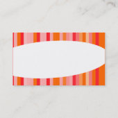 Carte De Visite Éliptique - Stripes 01 (Dos)