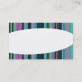 Carte De Visite Éliptique - Stripes 02 (Dos)