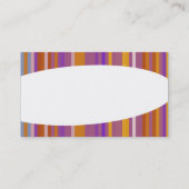 Carte De Visite Éliptique - Stripes 03 (Dos)