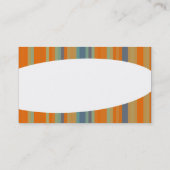 Carte De Visite Éliptique - Stripes 05 (Dos)