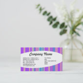 Carte De Visite Éliptique - Stripes 06 (Debout devant)