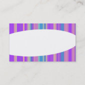 Carte De Visite Éliptique - Stripes 06 (Dos)