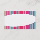 Carte De Visite Éliptique - Stripes 07 (Dos)