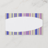 Carte De Visite Éliptique - Stripes 08 (Dos)