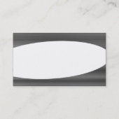 Carte De Visite Éliptique - Texture métallique brossée (Dos)