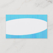 Carte De Visite Éliptique - Texture peinte en bleu (Dos)