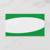 Carte De Visite Éliptique - Vert herbe (Dos)
