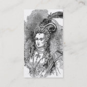 Carte de visite élisabéthain de vêtements (Dos)