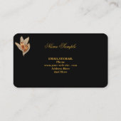 Carte De Visite Elite Elegant Bronze Brown or Jewel (Dos)
