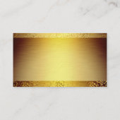 Carte De Visite Elite Luxe Golden / Gold Speckles (Dos)