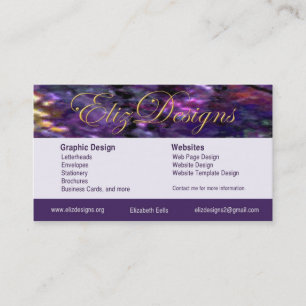 Carte de visite ElizDesigns