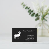 Carte De Visite Elk Silhouette (Debout devant)