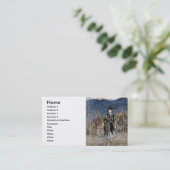 Carte De Visite Elle est allée le long, et est allée le long, et (Debout devant)