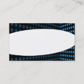 Carte De Visite Elliptique - Coin tonique - Bleu (Dos)