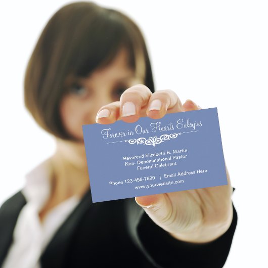Carte De Visite Éloges funèbres