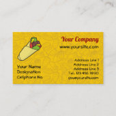 Carte De Visite Emballage sandwich Tortilla (Devant)