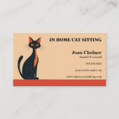 Carte De Visite Embarquement de chat Grooming Vétérinaire (Devant)