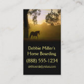 Carte De Visite Embarquement de chevaux  (Devant)