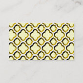 Carte De Visite Embellished Moroccan Trellis (or) (Dos)