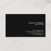 Carte De Visite Emblème d'aigle avec les États-Unis Arrière - plan (Dos)