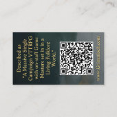 Carte De Visite Emblème de chèvre Grimmloch Fantasy RPG (Dos)