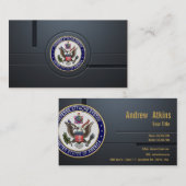 Carte De Visite Emblème du système d'attachement à la défense (DAS (Devant / Derrière)