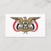 Carte De Visite Emblème du Yémen (Devant)