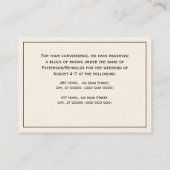 Carte De Visite Emblème Preppy Gold Red Heraldic Crest Fleur de Li (Dos)