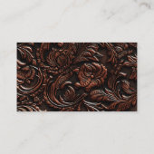 Carte De Visite Embossé Vintage sans couture (Dos)