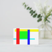 Carte De Visite Embrassage coloré (Debout devant)